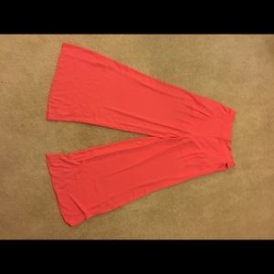 Coral wide leg pants